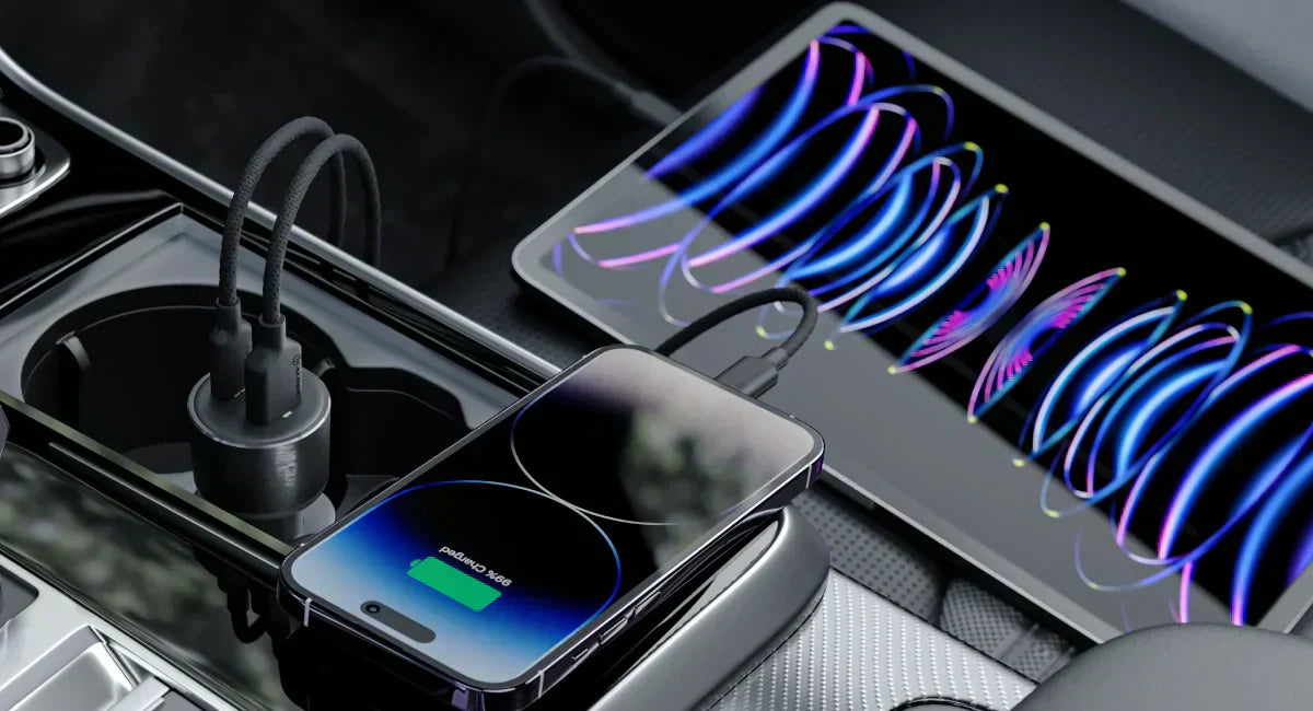 New car chargers make road trips easy