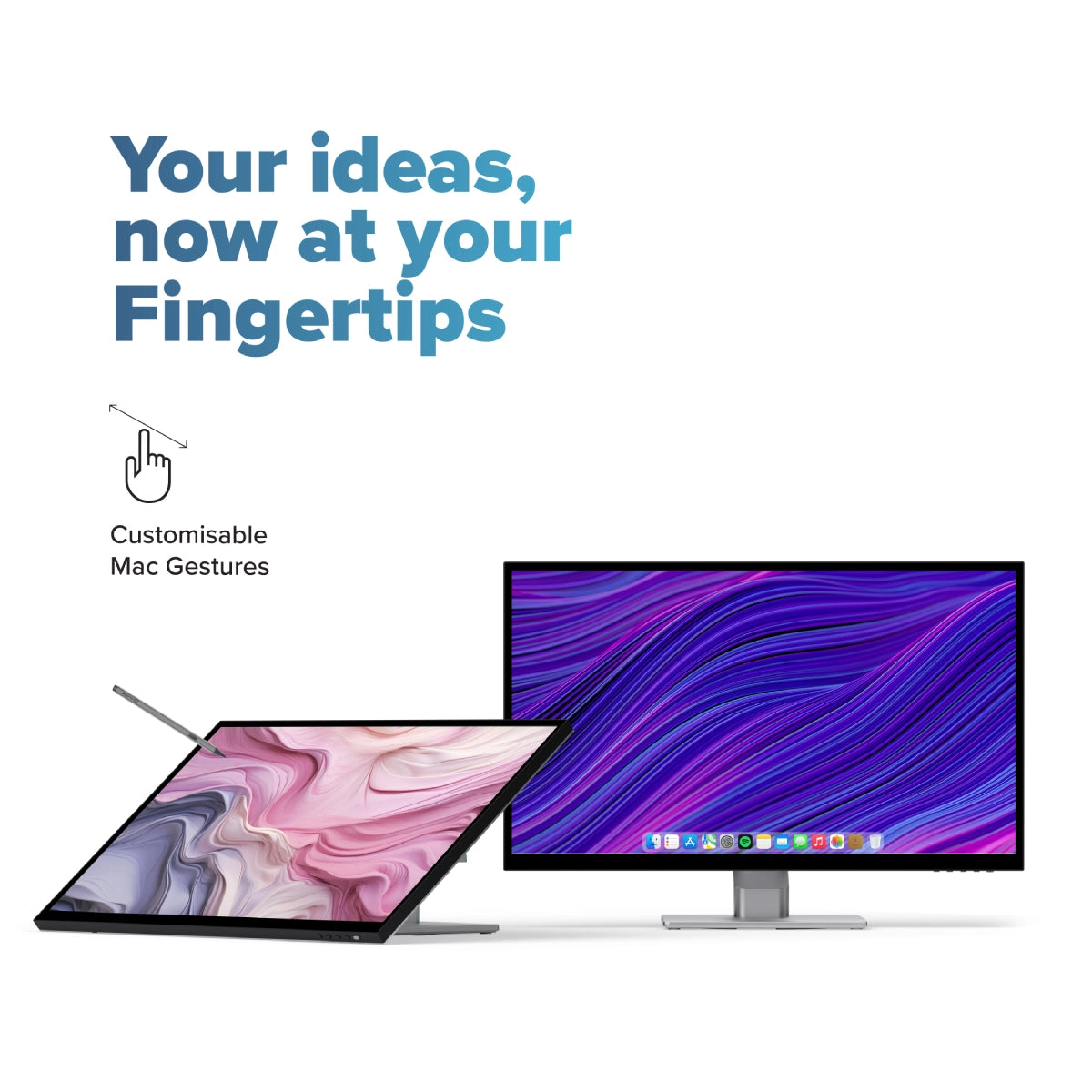 Clarity Fold Touch 32인치 4K UHD 모니터, 65W 전원 공급, 웹캠, 터치스크린 및 접이식 스탠드