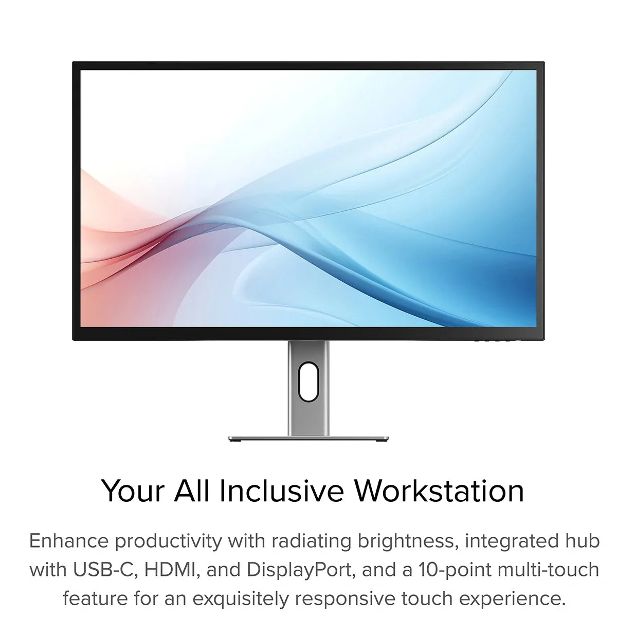 USB-C 전원 공급 기능이 있는 Clarity Max 32인치 UHD 4K 모니터 + Thunderbolt 4 BLAZE 허브