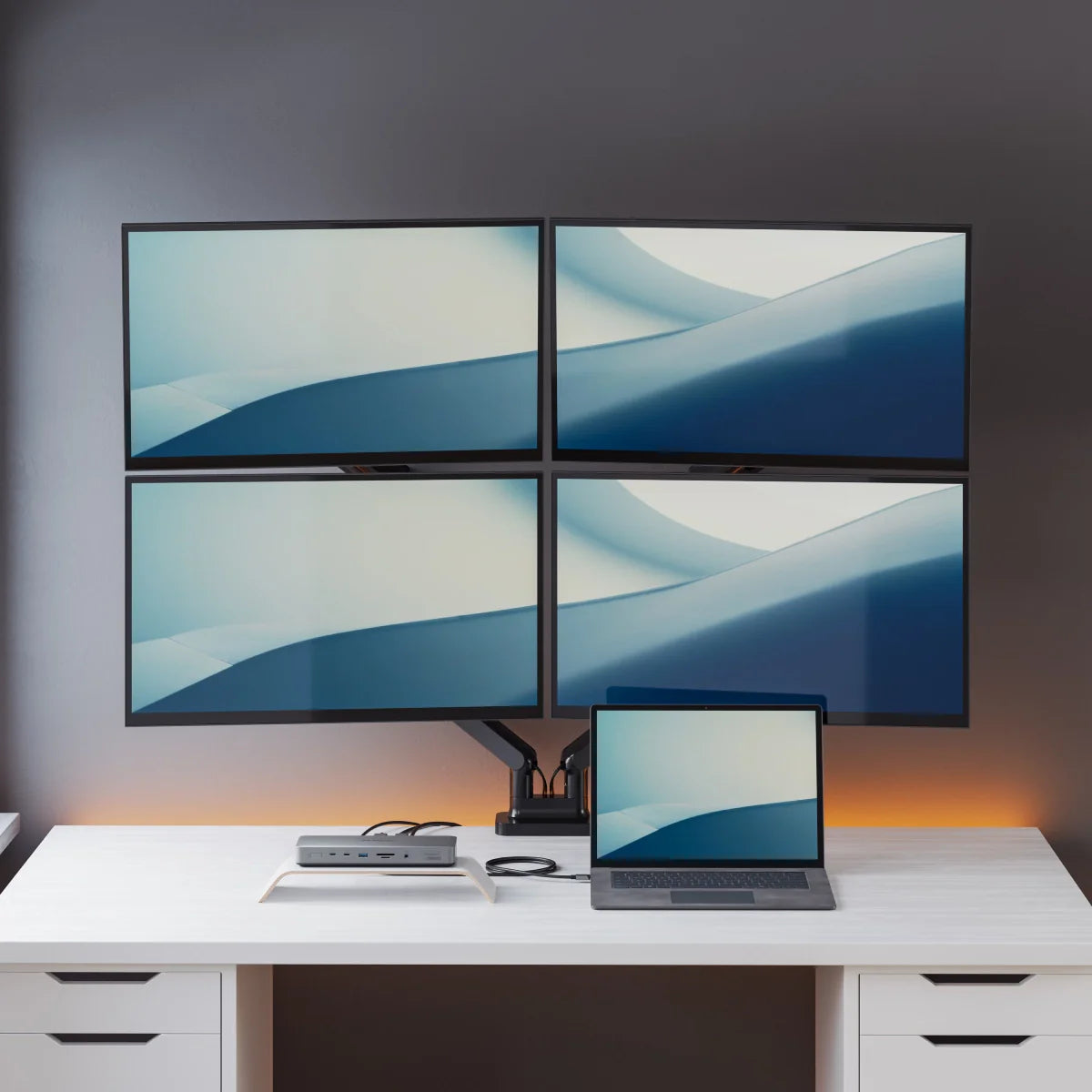 ALOGIC Quad 4K 디스플레이 Thunderbolt 하이브리드 범용 도킹 스테이션 – DU4