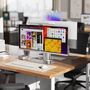 Edge 40인치 울트라와이드 QHD 4K 모니터 Ultimate Home Workspace Kit - 실버