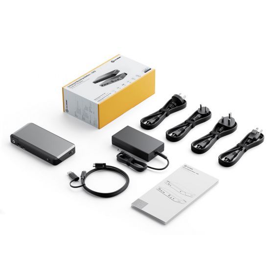 65W 전원 공급 기능을 갖춘 DX2 듀얼 4K 디스플레이 범용 도킹 스테이션_3