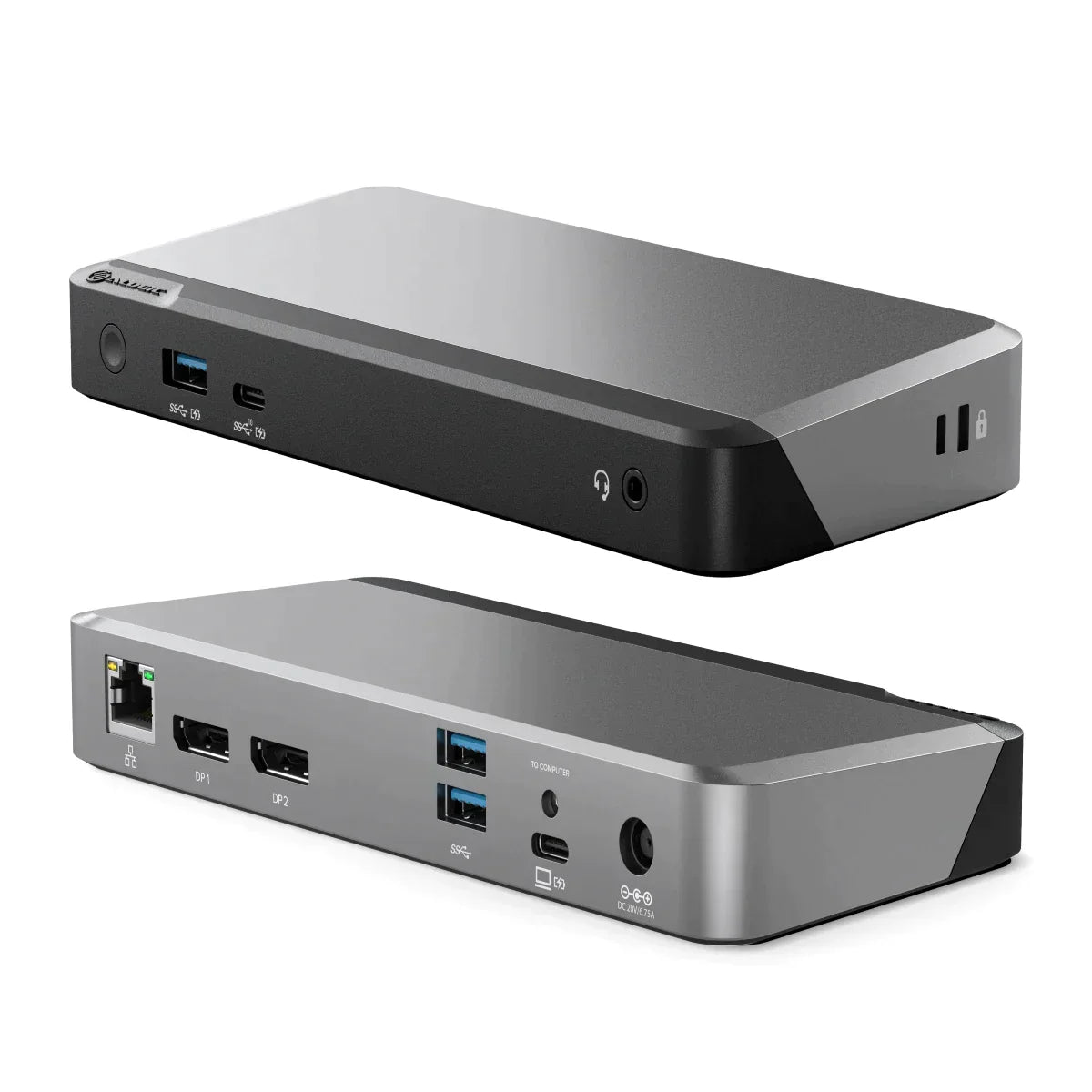 MX2 USB-C Dual Display DP Alt. Mode Docking Station - With 100W Power Delivery