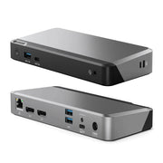 MX2 USB-C 듀얼 디스플레이 DP Alt. 모드 도킹 스테이션 - 65W 전력 공급 포함