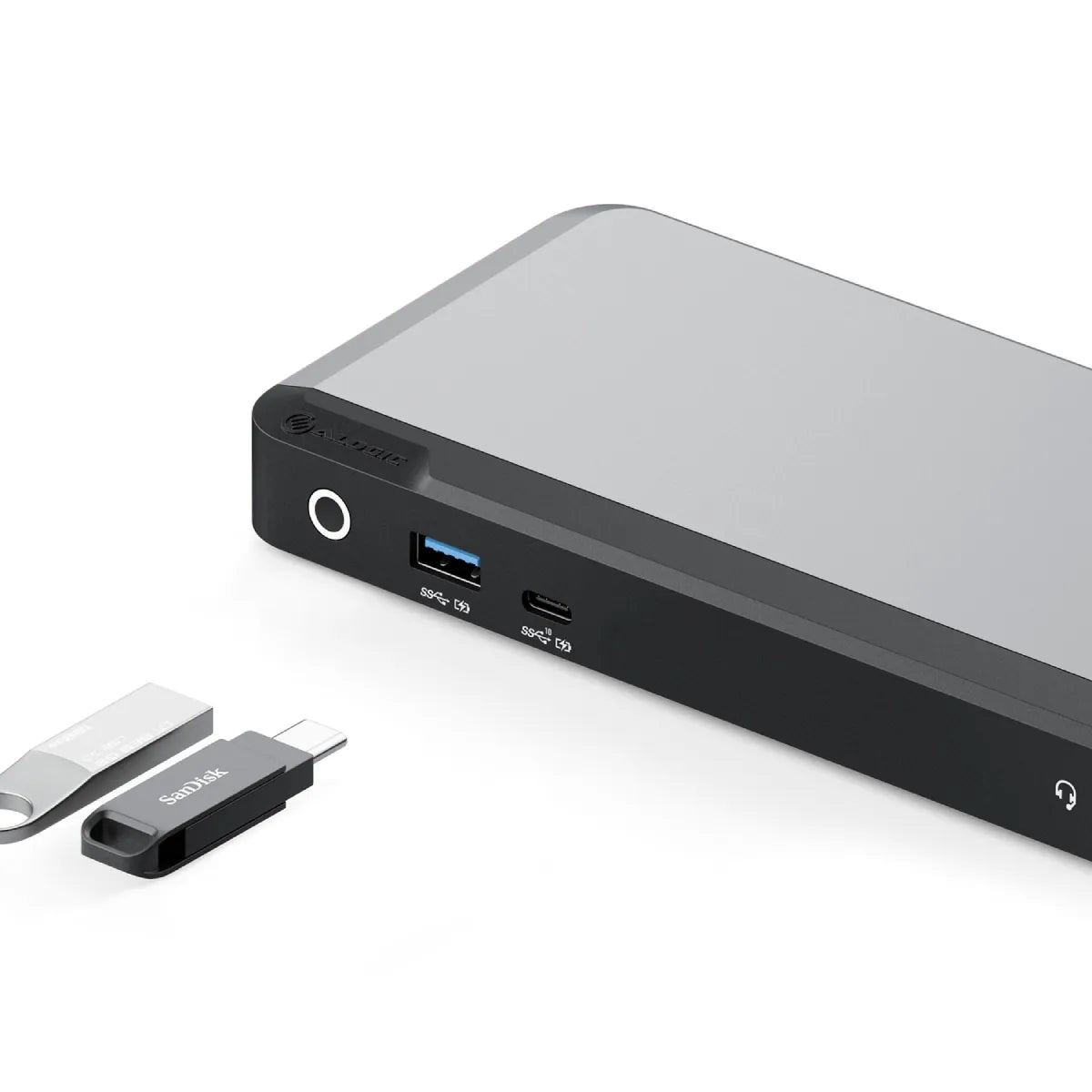 MX2 USB-C 듀얼 디스플레이 DP Alt. 모드 도킹 스테이션 - 65W 전력 공급 포함