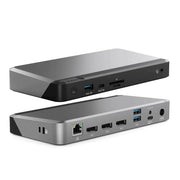 MX3 USB-C 트리플 디스플레이 DP Alt. 모드 도킹 스테이션 - 100W 전력 공급 포함